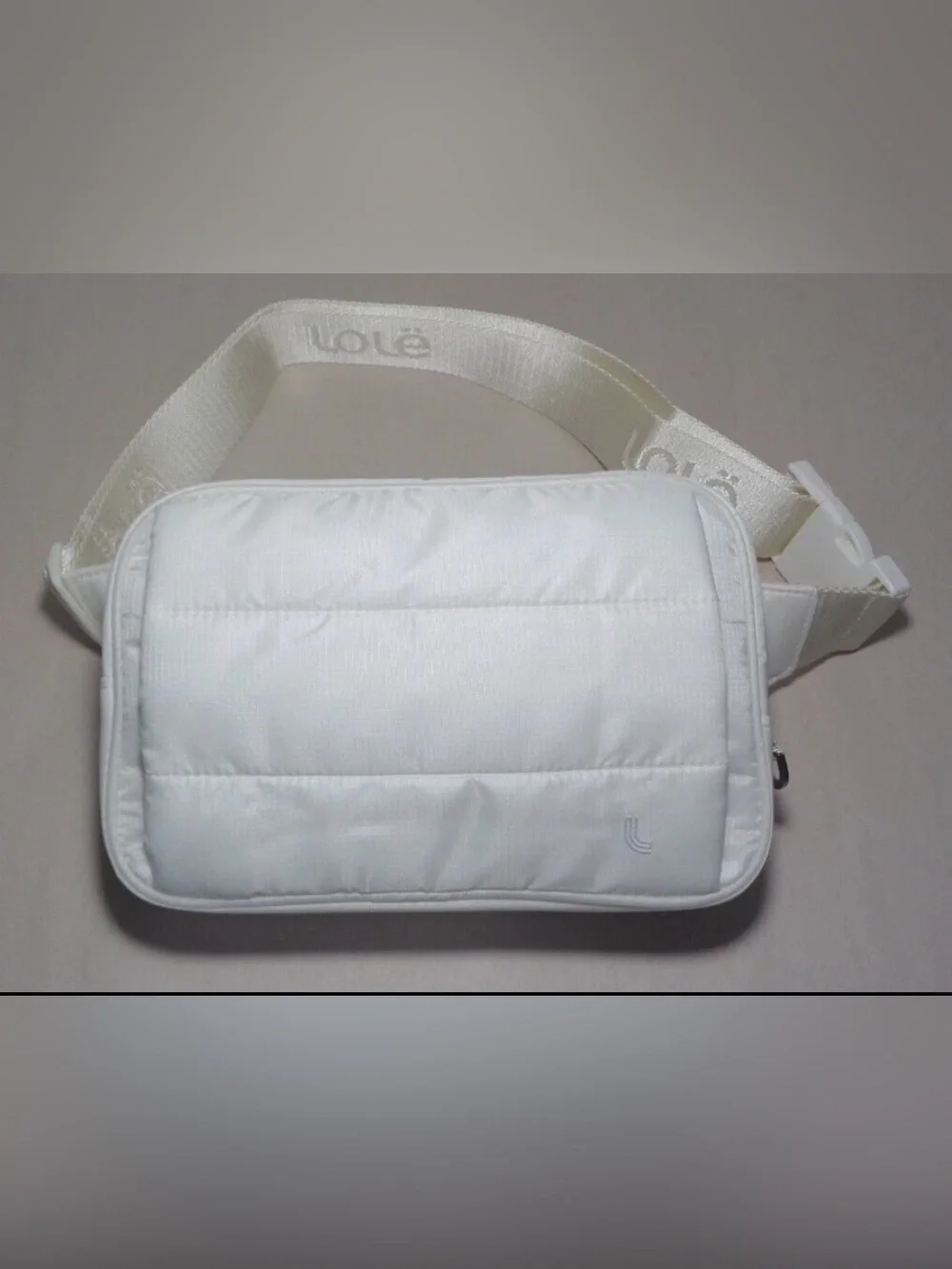 Lolë / Lole / HANDWARMER / Quilted / Cream / New Belt - Shoulder Bag